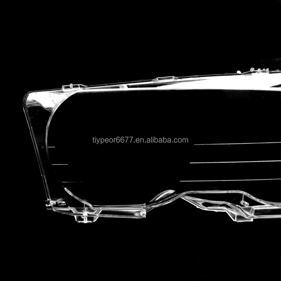 product tiypeor 2pcs head lamp shade headlight lens shell cover for bmw 3 series e46 1998   2001 2 door transparent lampshade-5