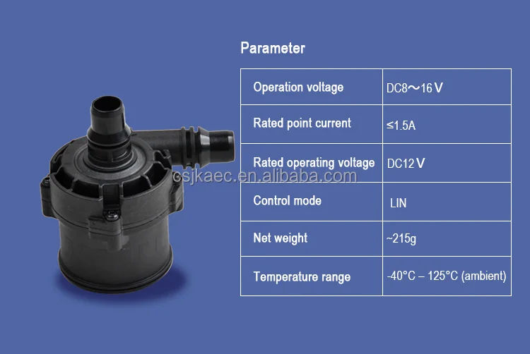 High Quality Auto Electronic Auxiliary Coolant Electric Water Pump Oe ...