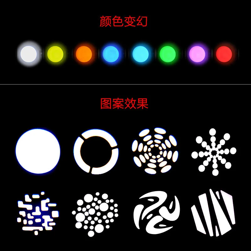 LS10 Small Sharpy Beam Moving Head Light LED Spot Lights 10 Watt With Rotating Gobo