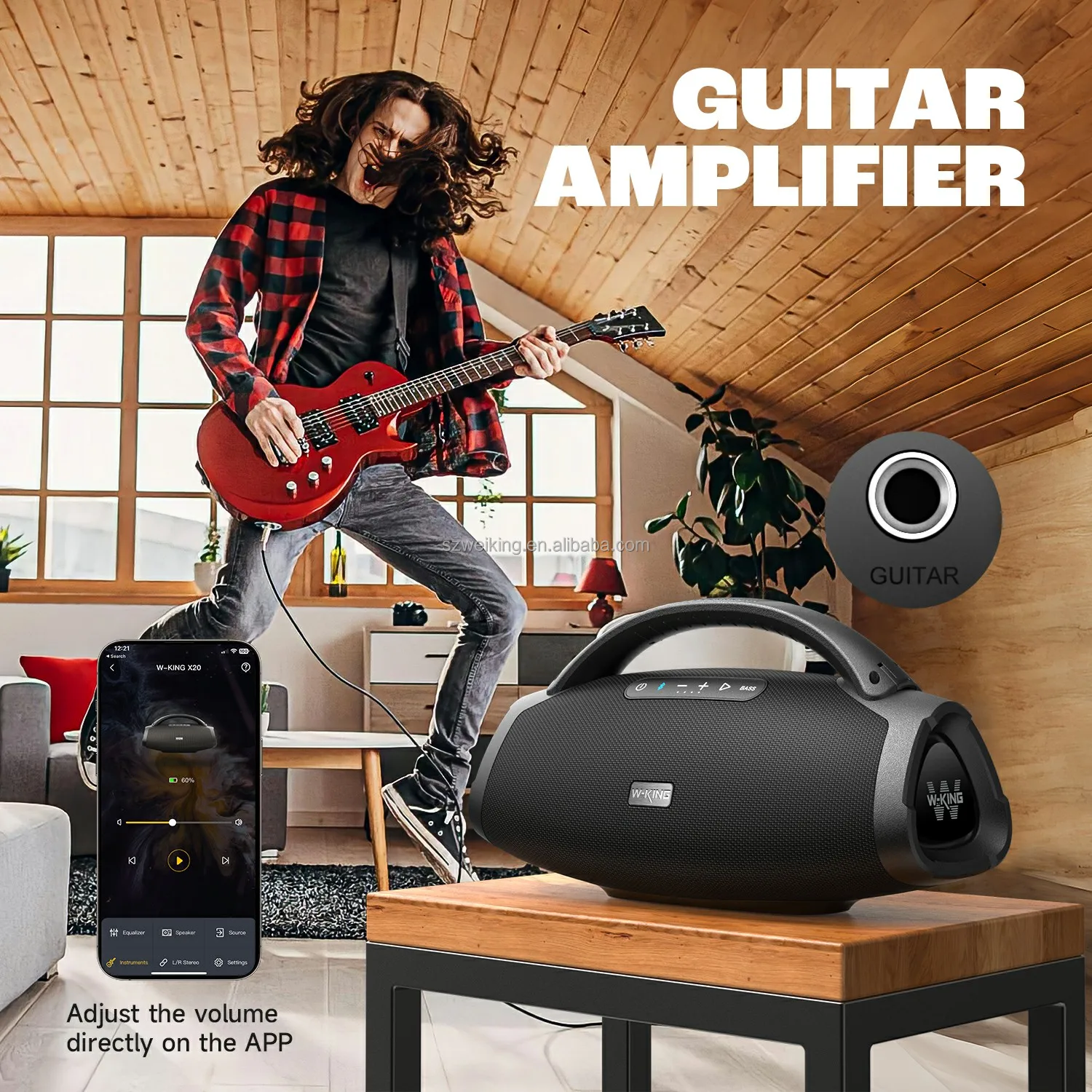 W-KING X20 ワイヤレススピーカー W-KING X20 ワイヤレススピーカー W-KING X20 Bluetoothスピーカー 大