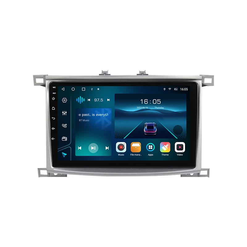 Krando 9" Car Multimedia for Toyota Land Cruiser LC100 Lexus LX470 2002 - 2007 Android Head Unit Wireless Carplay Android 14 5G