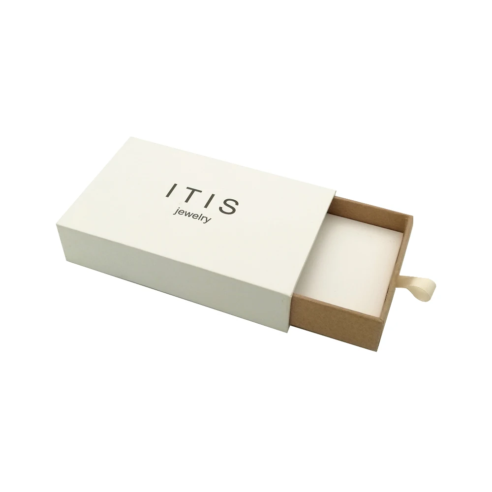 Custom Drawer-Style Jewelry Box | Rigid Cardboard Packaging for Retail Display & Branded Gifting