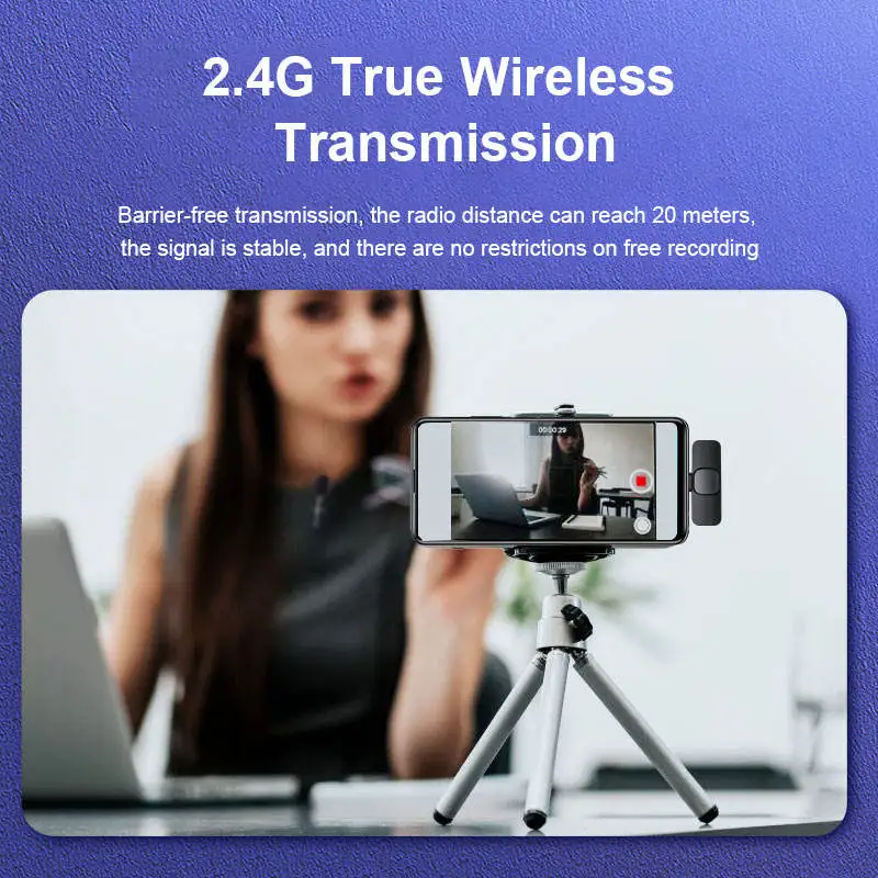 Portable Mini Collar Vlog Sans Fil Cravate Lapel Microfono K9 Lavalier Mic  Wireless Microphone for Mobile Phone  - China Wireless Microphone  and Microfonos price