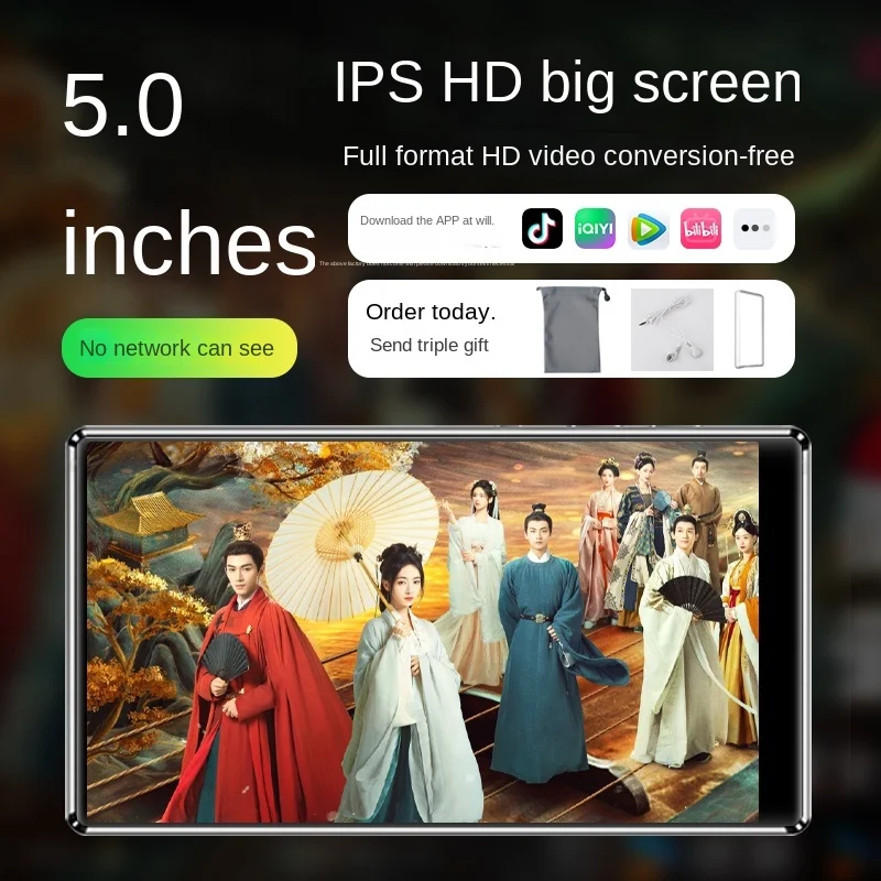 Newman MP4 Full Screen Android Touch Screen Video Player Music Movie Internet Smart MP5 MP6 Voice Recorder Card