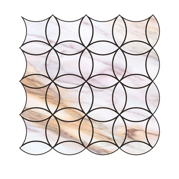 New Arrival Best Prices 30*30*0.4cm Waterproof Subway Mosaic Tile Bathroom Glass Wall Tile Design