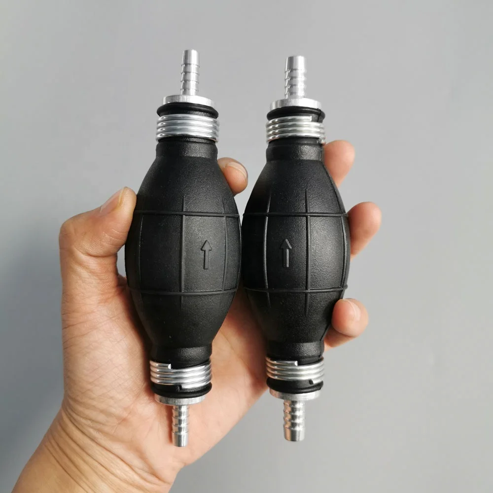 Pompa Primer Carburante QUARKZMAN In Gomma E Alluminio – Adatta Per Tubi Da 10mm (3/8”) – Monodirezionale Per Benzina E Diesel
