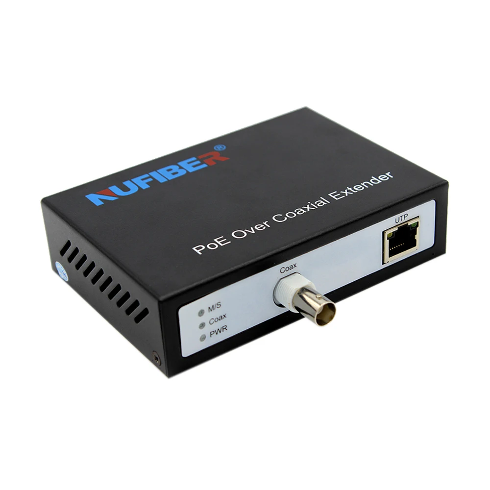 POE UTP to BNC Converter Ethernet over Coax Extender for ip camera