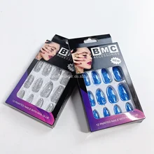 Wholesale Customized Printing logo Nail Box press on nail packaging box