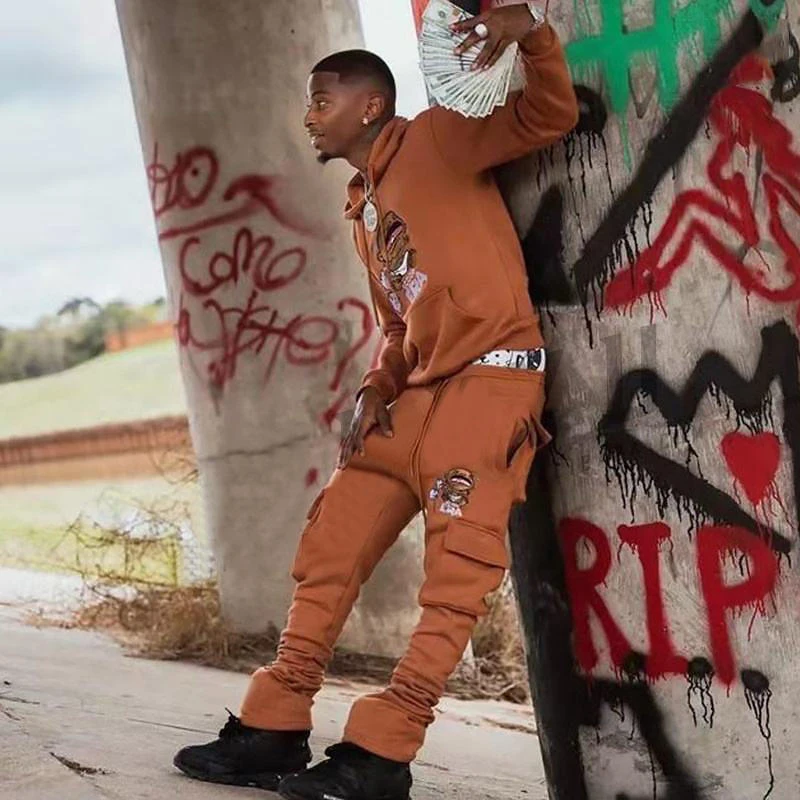 High Quality Sweatsuits Men Track Suits Two Piece Tracksuits Outfits 2