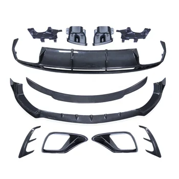 S-class Coupe C217 W217 carbon fiber B-style body kits for Benz W217 S coupe S63