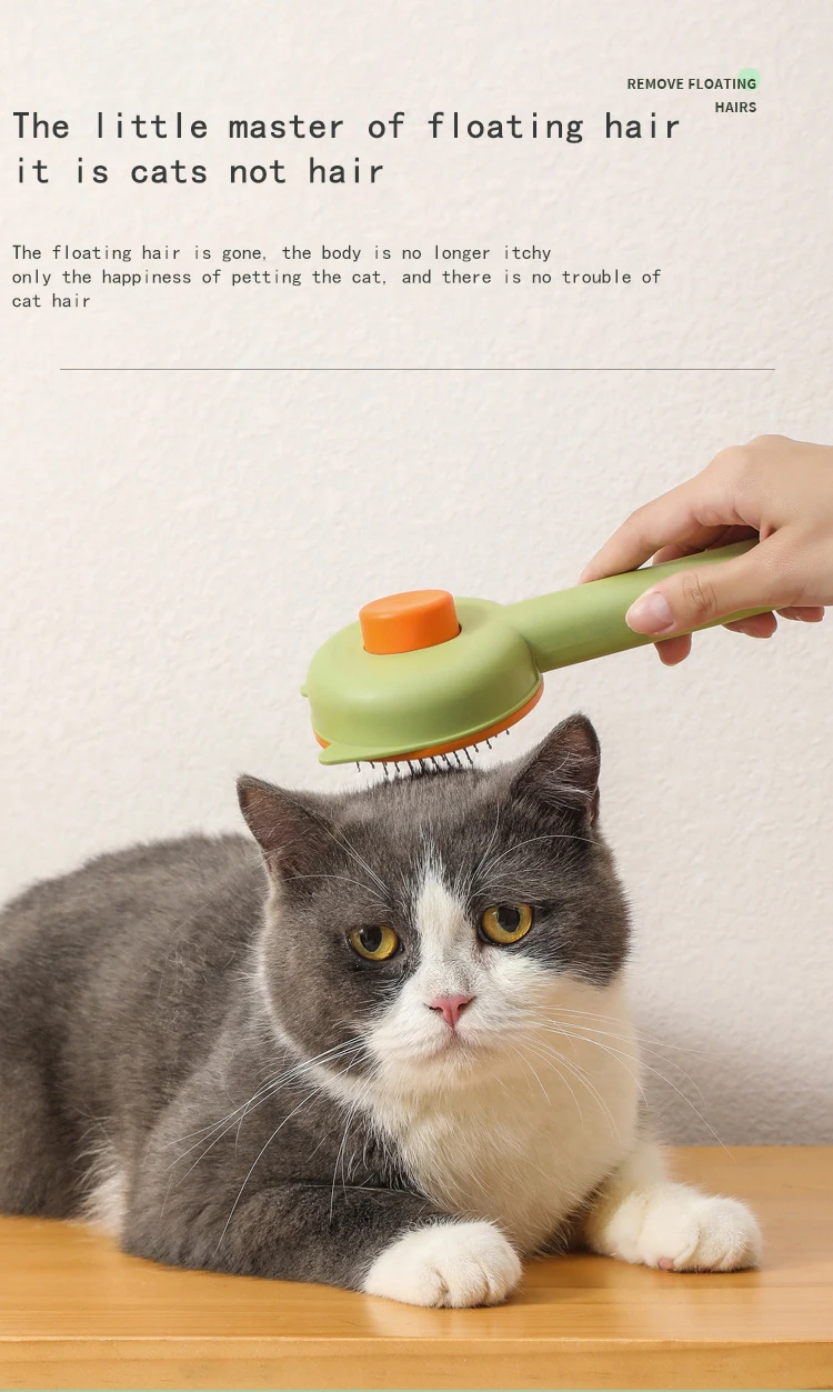 Cat Grooming Brush Tool Self Cleaning Slicker Pet Brush,Hair Slicker Brush Pet Dog Comb For Pet