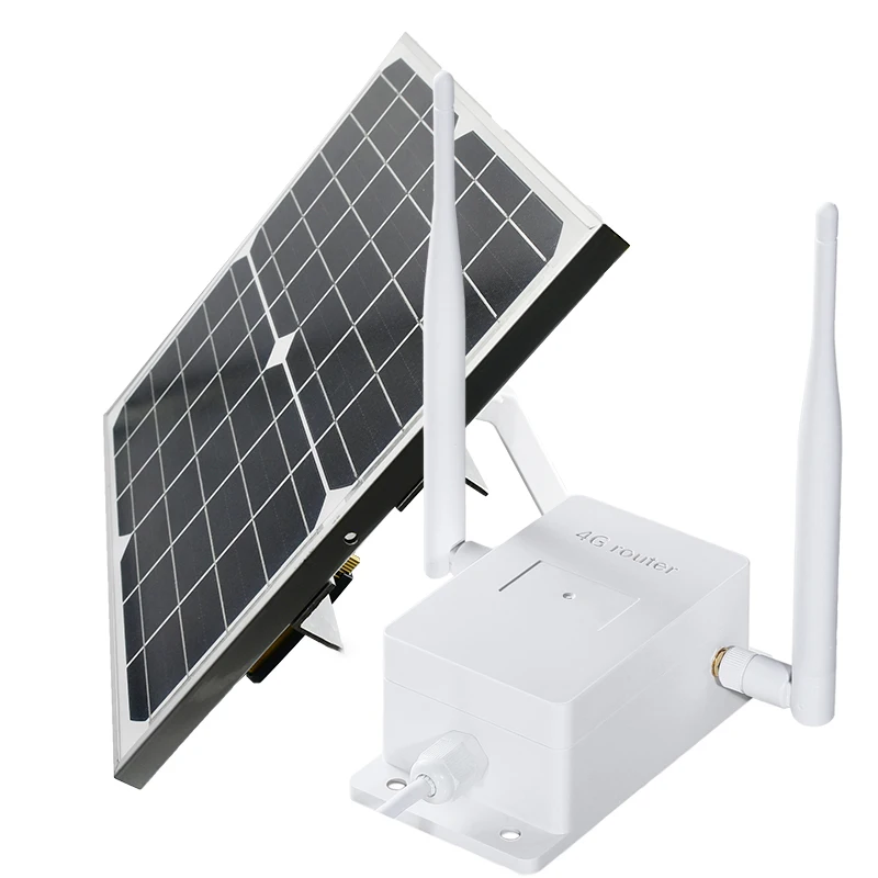énergie solaire 4g routeur extérieur lte wifi 3g carte sim routeur 4g lte  sim carte à wifi filaire réseau gsm routeur étanche