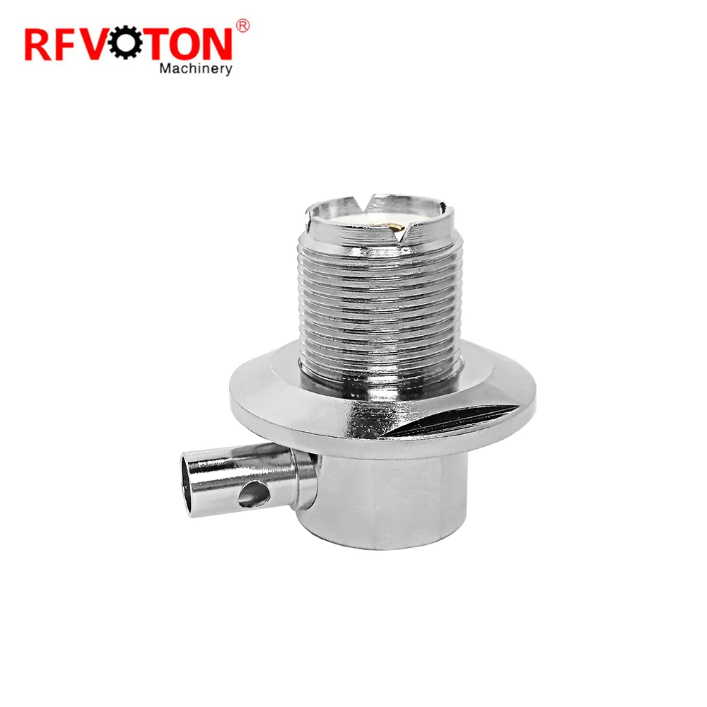 Factory  SO239 UHF PL258  Female Jack Bulkhead Right Angle Elbow Rf Coaxial Rg58 Rg223 WTR195 Cable (rf) Connectors in Stock