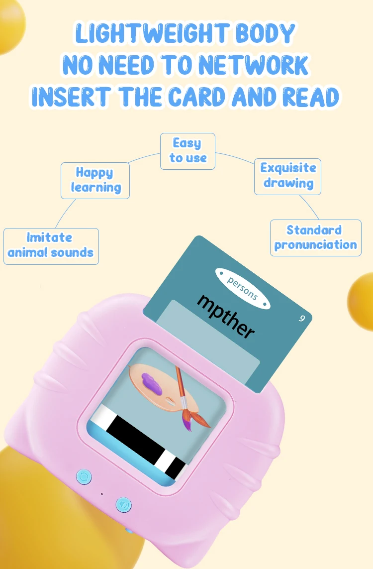 Learning Machine Toy Package Kids Learning Machine Educational Toys With 112 Word Cards - Buy ...