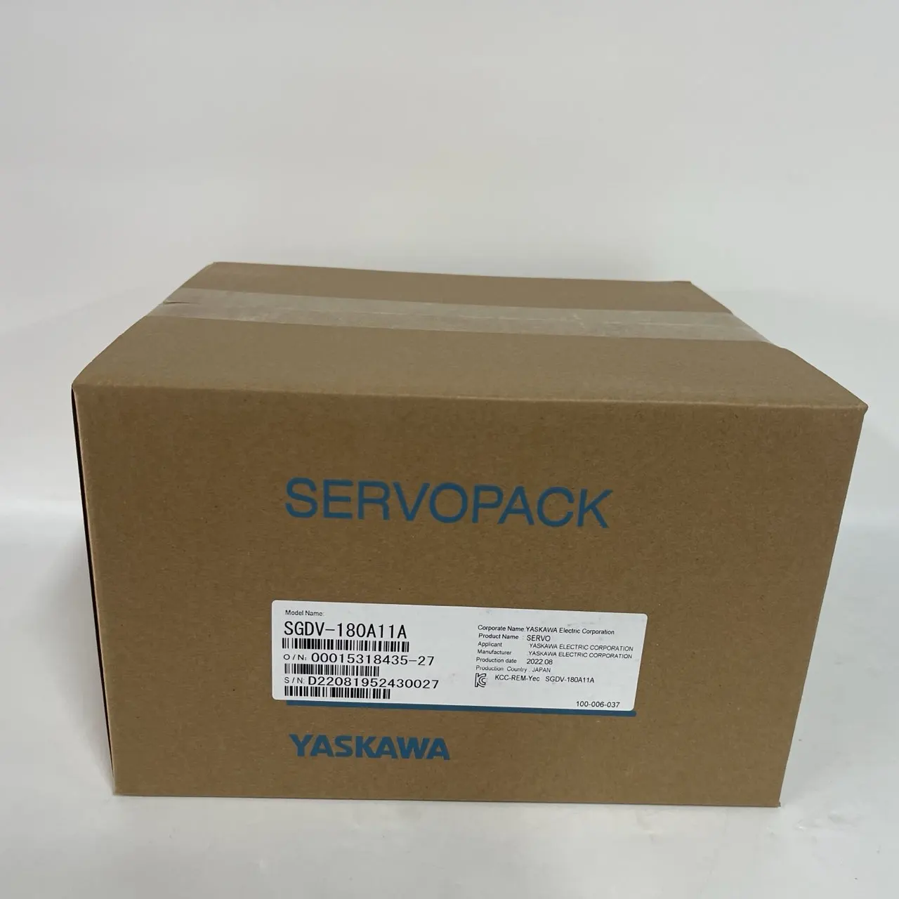 Yaskawa Servo Drive (Servopack) SGDV-180A11A Yaskawa Servo Drive (Servopack) SGDV-180A11A