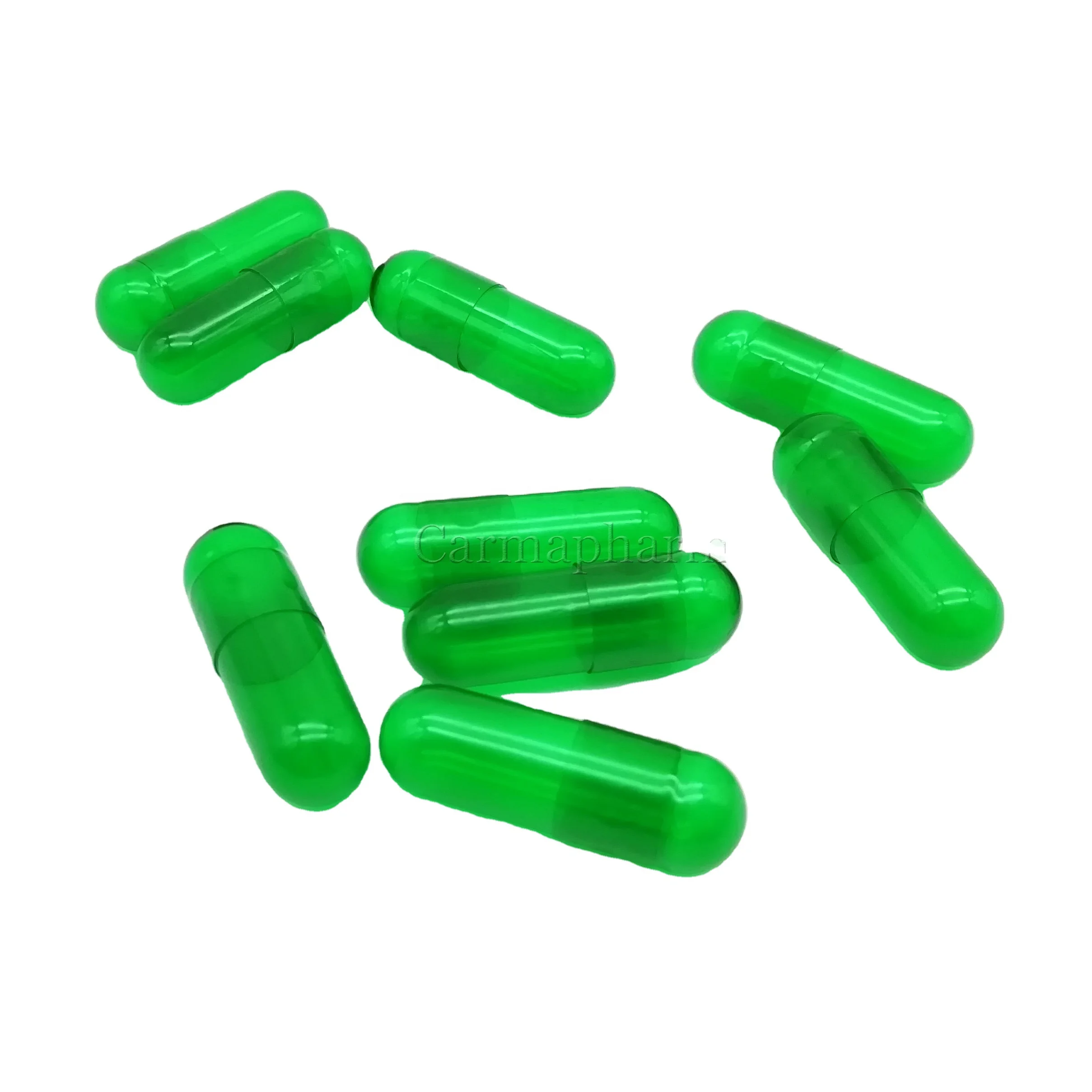 Пустые капсулы, пустые капсулы для веганов, Размер 00, капсулы с зелеными овощами