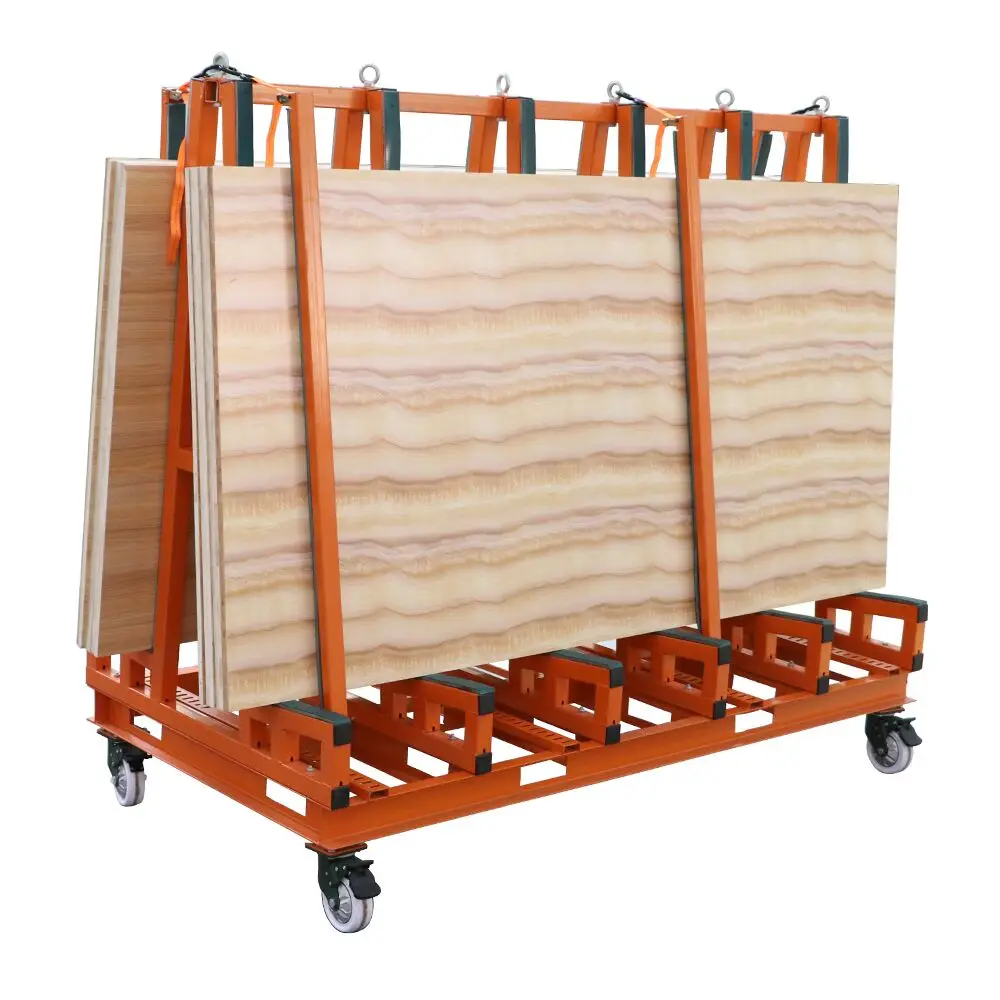 A Frame Trolley for Granite Marble Stone Slabs and Glass