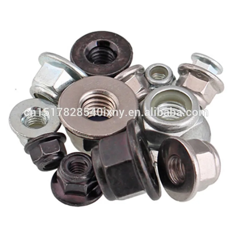 Din 6923 Stainless Nut M5 A2 Stainless Steel Serrated Flanged