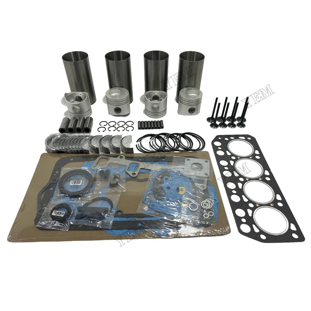 K4D Engine Overhaul Rebuild Kit Fits for Mitsubishi Tractor MT2001 MT2201 MT670