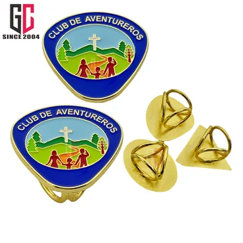 15 Years Factory Custom PATH FINDER Adventurers Youth Society AY Club DE AVENTUREROS lapel Pins