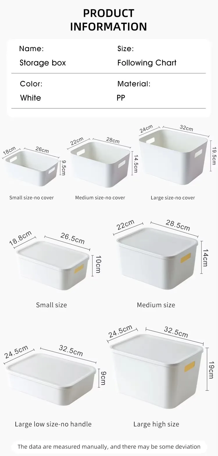Stock Available Desktop Portable Kitchen Bathroom Plastic Handles Stackable Storage Organizer Containers manufacture