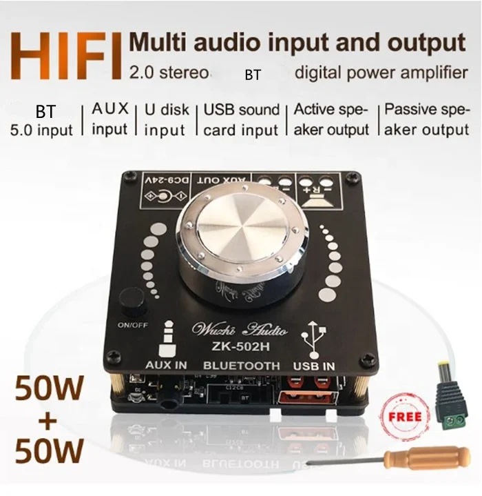 MAX212 Kit Sono DJ et Amplificateur Bluetooth 2800W