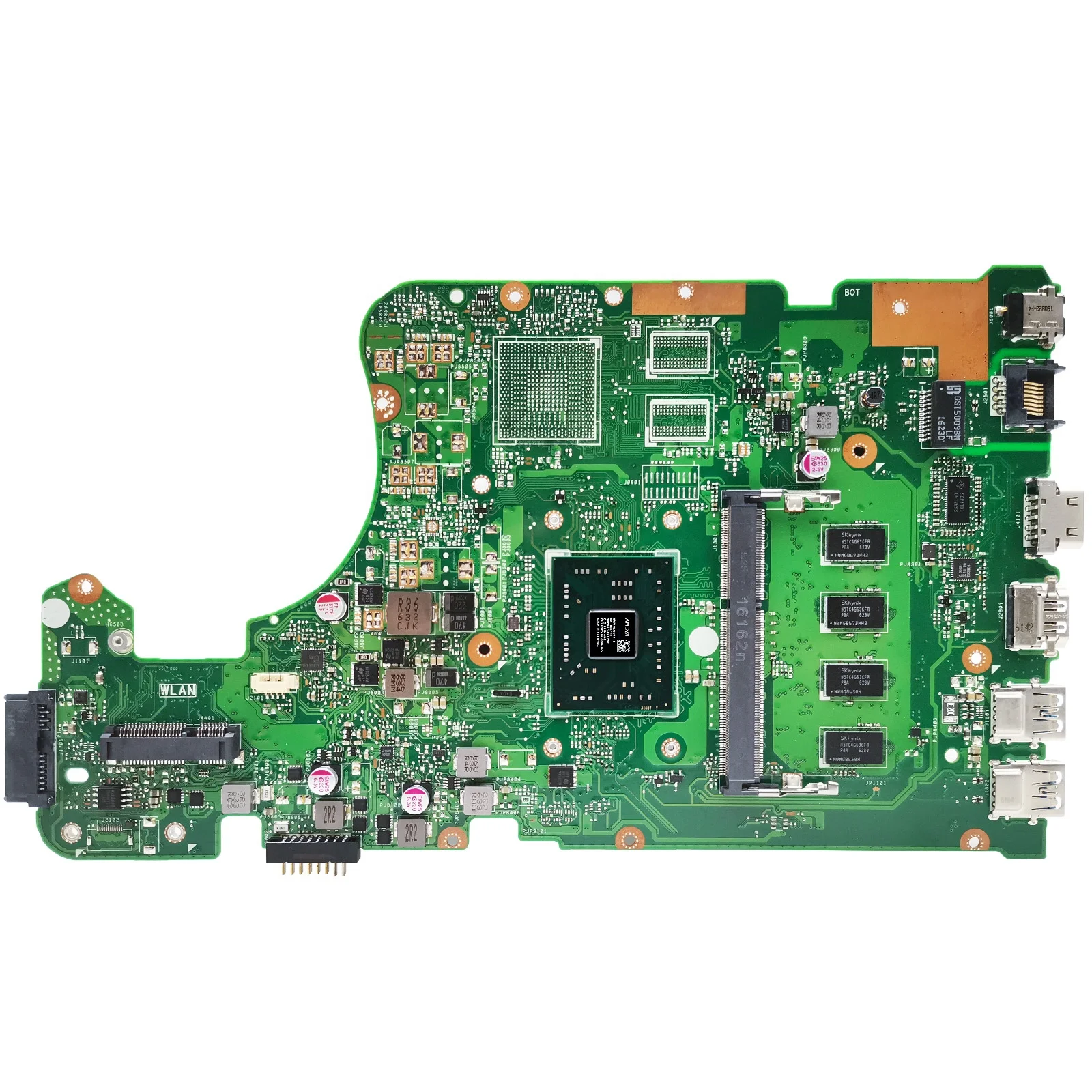 X555DG Notebook X555YA Motherboard for ASUS X555YI X555DA X555Y X555D K555D Laptop Mainboard CPU E1 E2 A4 A6 A8 A10 FX-8800P
