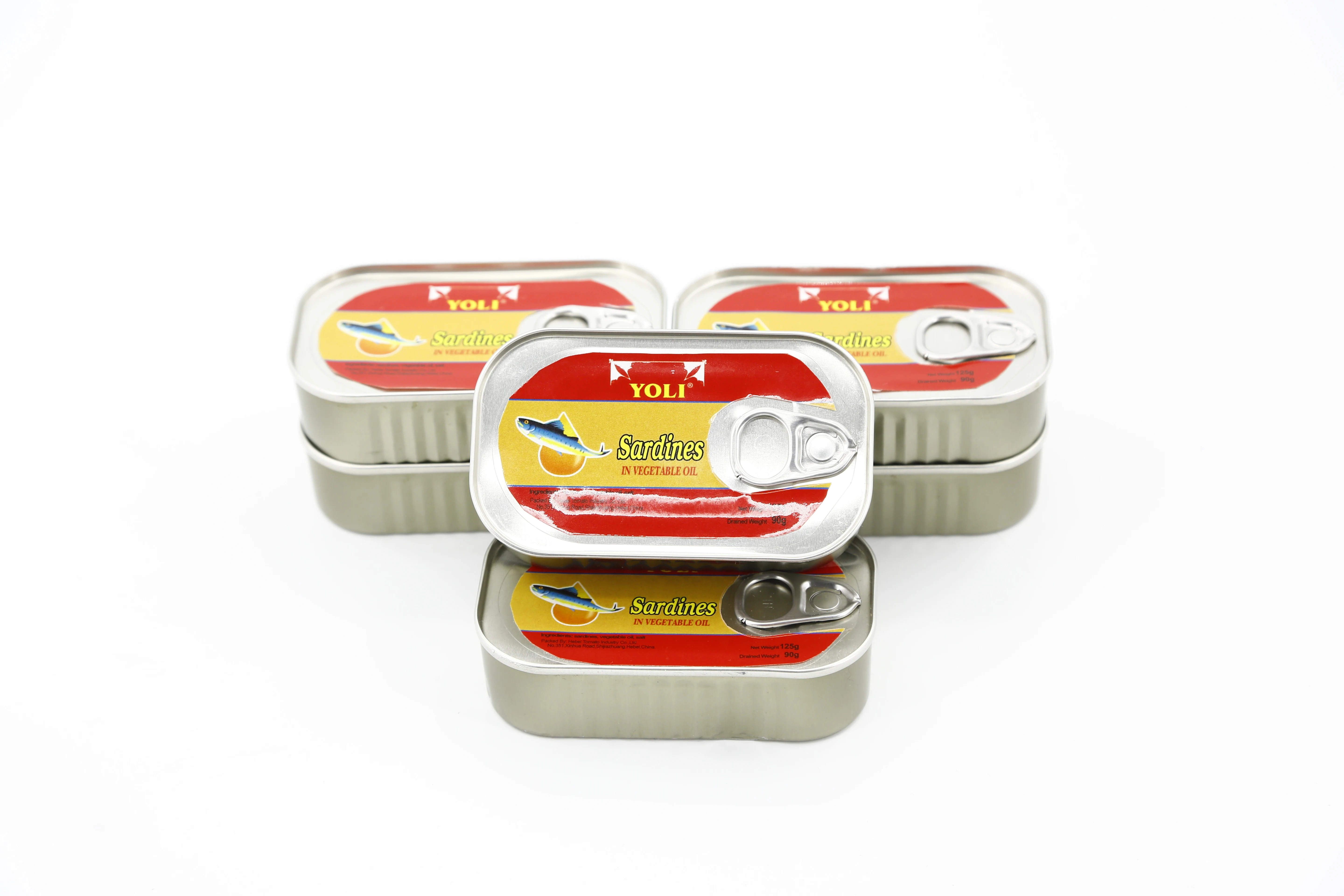 Cheap Price Fresh Canned Sardine Fish In Vegetable Oil Moroccan Sardine