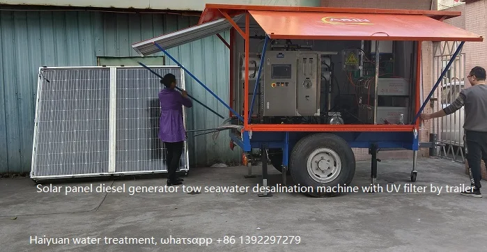 Mobile Water Purification Truck - Solar Desalination