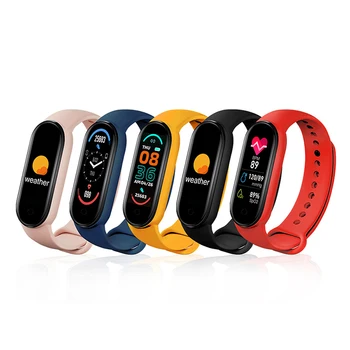 Valdus M6 Band Bracelet Fitness Wristband reloj inteligente Sport Smart Watch 6 Band for Mobile Phone