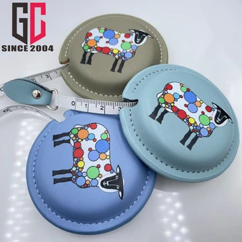 12 Years Factory  Custom logo Hot selling Mini Leather Measuring tape