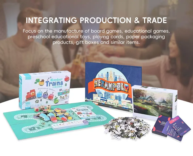 Custom Wholesale Manufacturer Customized Personalized Kids Educational Learning 30 Seconds Plastic Pieces Board Game for Family details