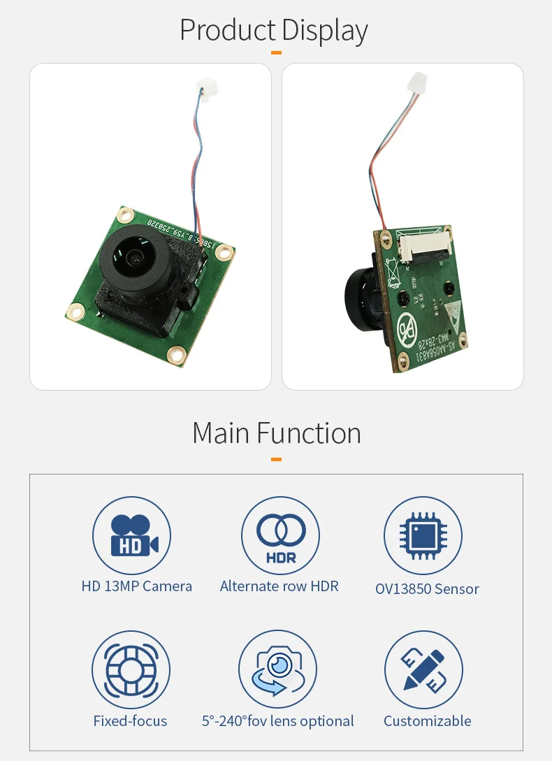 Wholesale 13mp OV13850 Image Sensor Mipi Module Ir-cut Drone Camera ...