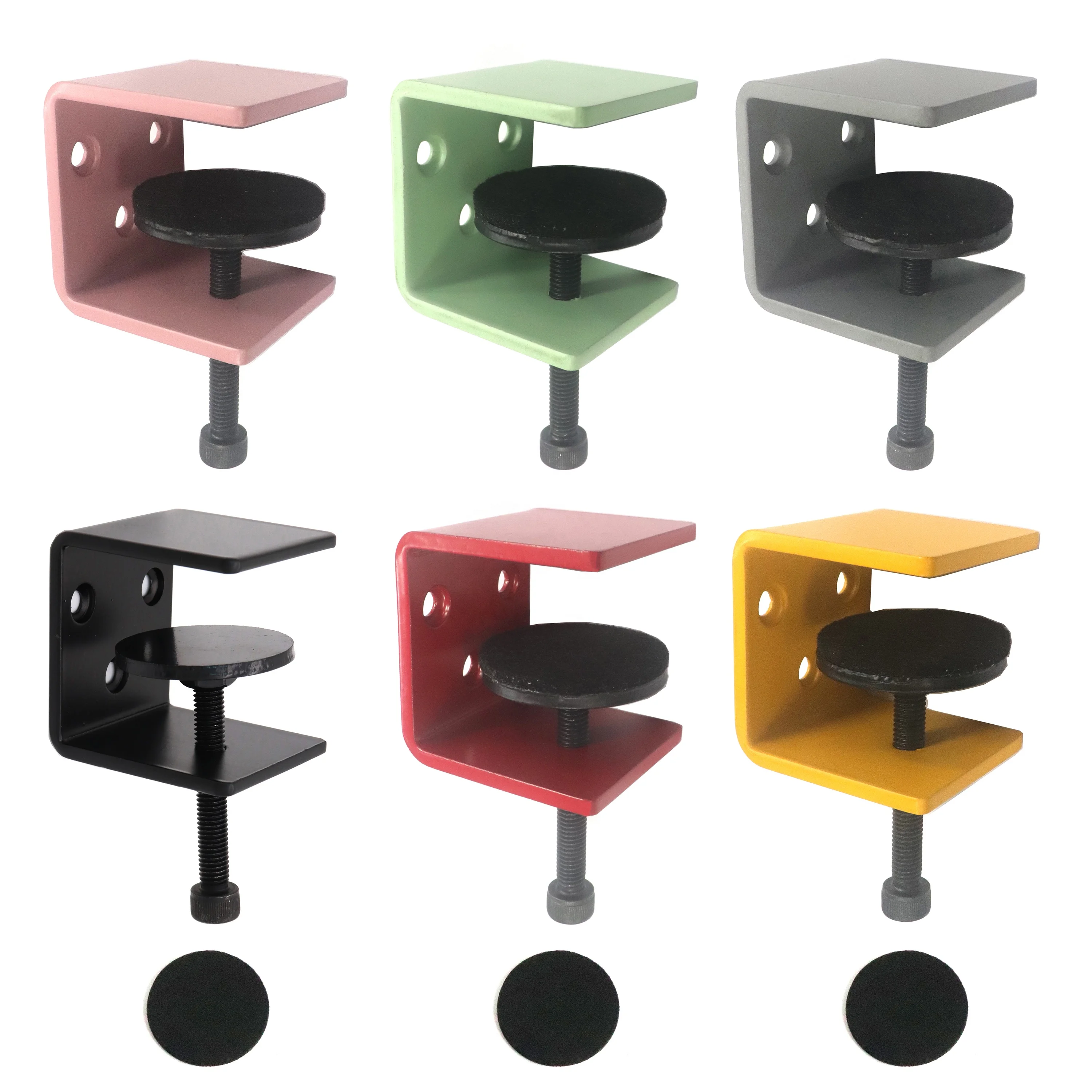 U Shaped Shelves Brackets DIY Support Iron Steel Wall Mount Metal Adjustable Height Floating Shelf Brackets Clamp for Shelves