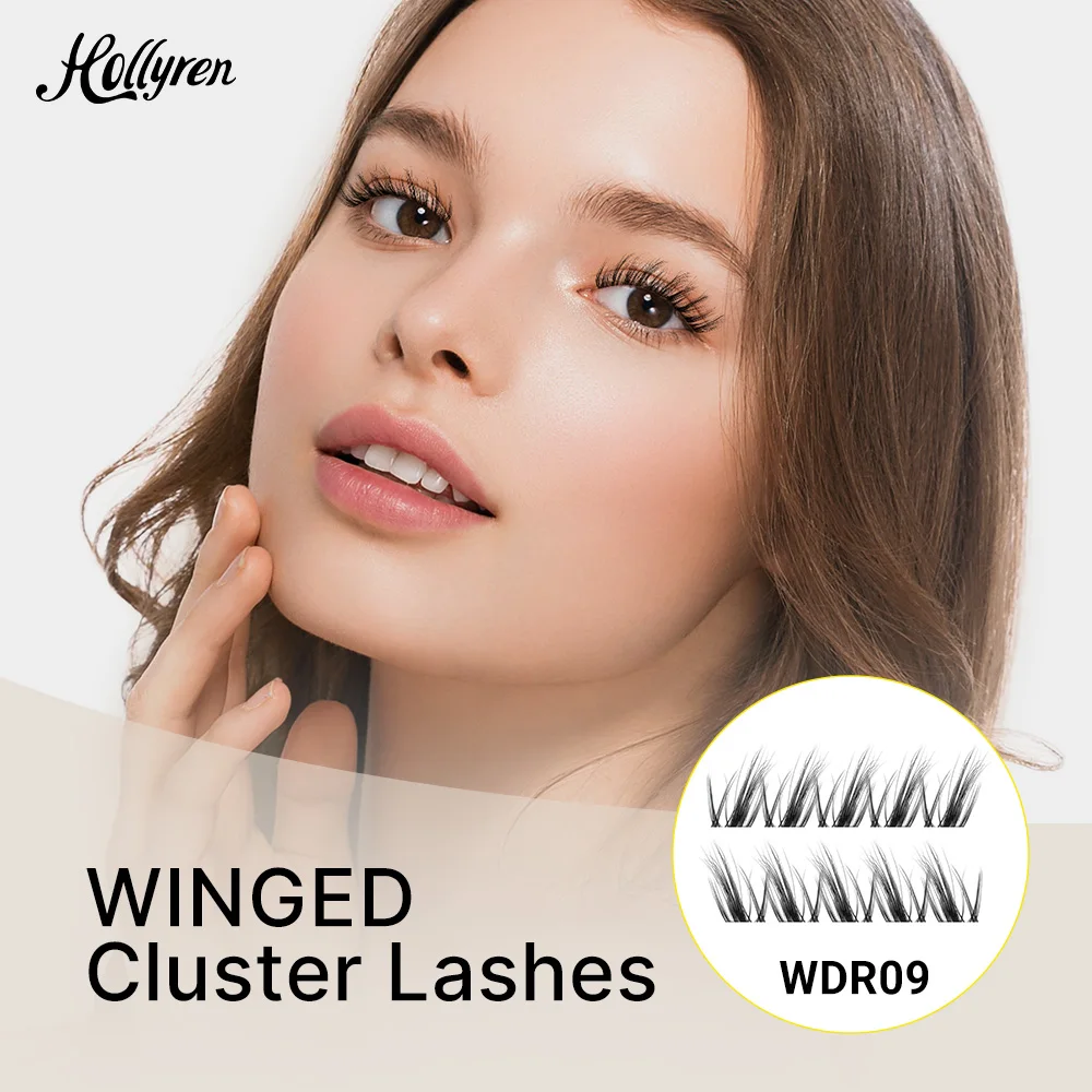 Skew Flying Cluster Eyelash Extension Foxy Eyes Cat Look Natural Individual Eyelashes Bunches Fluffy Lash Cluster