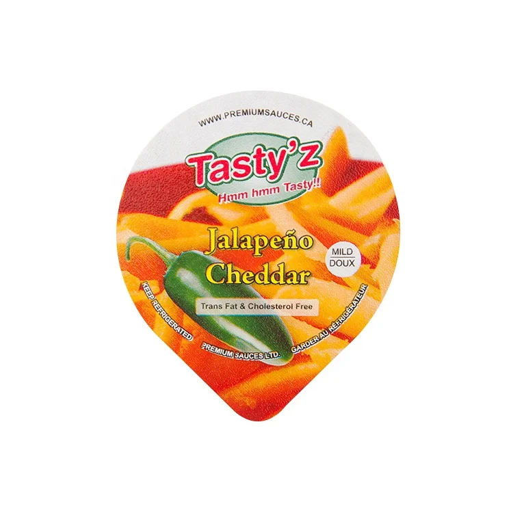 Food Use and 38mic Thickness Customized Diameter Aluminum Easy Open Lid for Yogurt