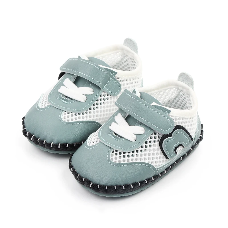 Spring and Autumn Infants Shoes Baby Non-slip Soft Sole Breathable Mesh Surface Walking Shoes factory