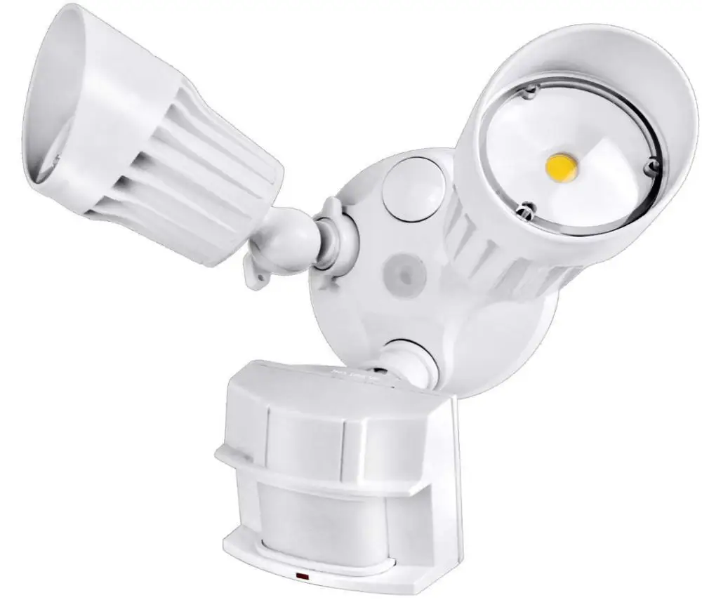LED Security Light Motion Sensor Flood Light Outdoor 36W IP65 Waterproof 2 Head 5000K Daylight White ETL listed Outdoor light