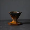 Diamond coffee cup-style 4 (kiln turns blue) 170ml
