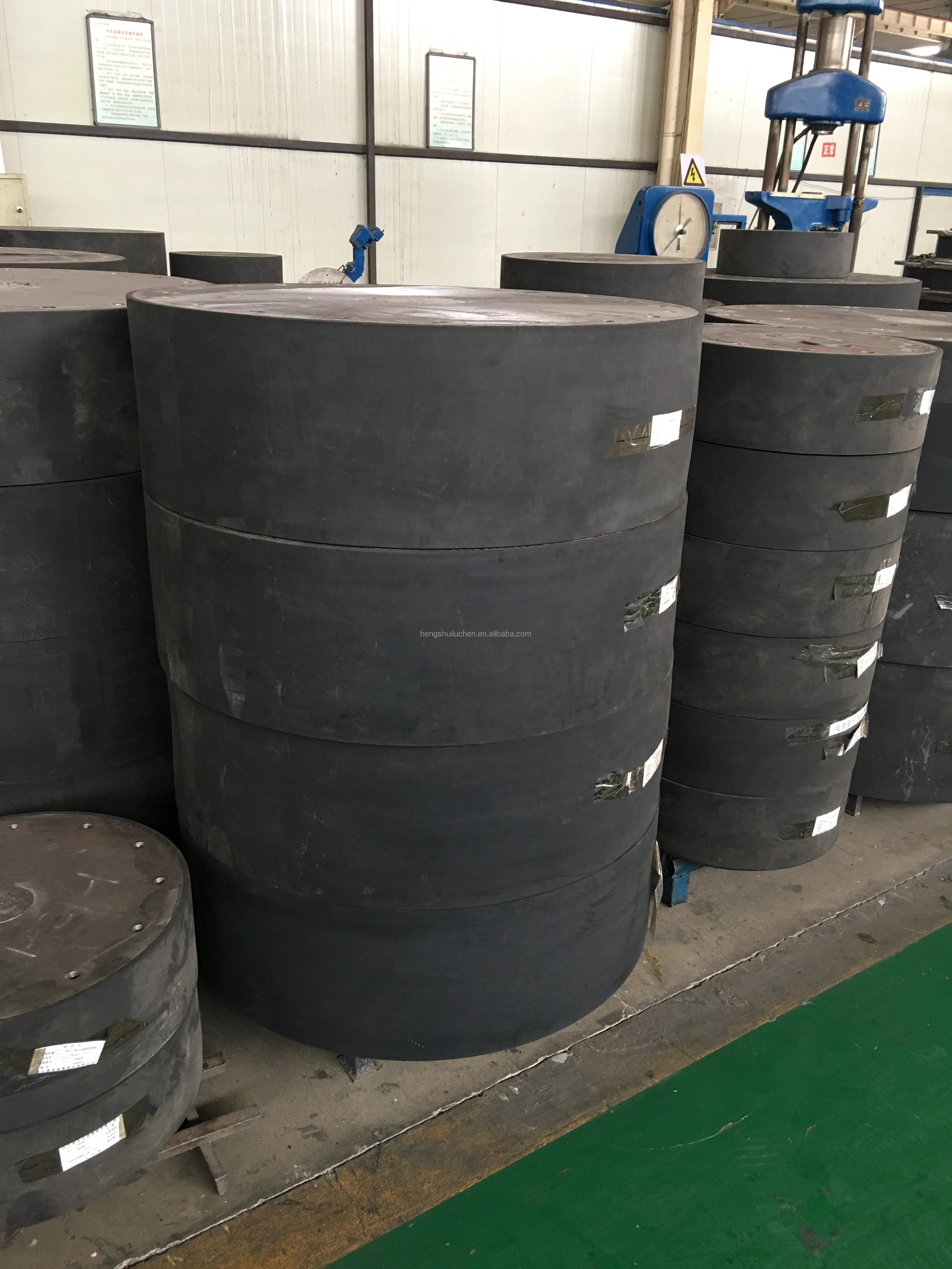 Laminated Natural Rubber Bridge Bearing Lead Core Bearing Seismic ...
