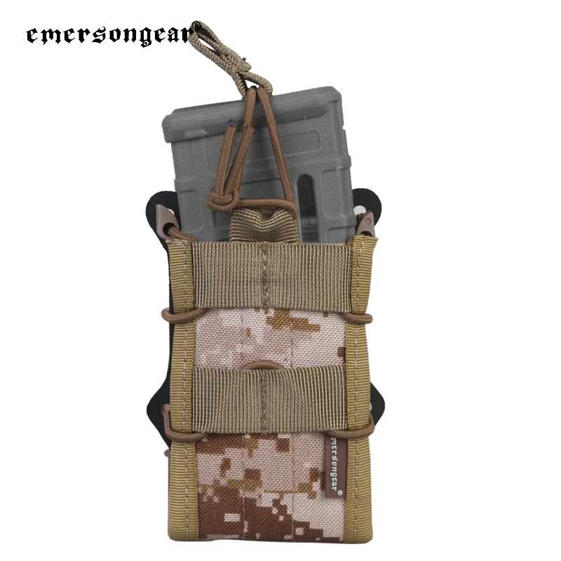 
Emersongear тактическая камуфляжная армейская винтовка 5,56, двойная Магнитная сумка Molle, двойная сумка для страйкбола 