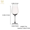 Transparent,410ml wine cup