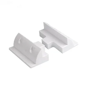 Heavy Duty White UV Resistant ABS 180mm Short Side PV Solar Mounting Bracket Spoiler for Roof RV Marine