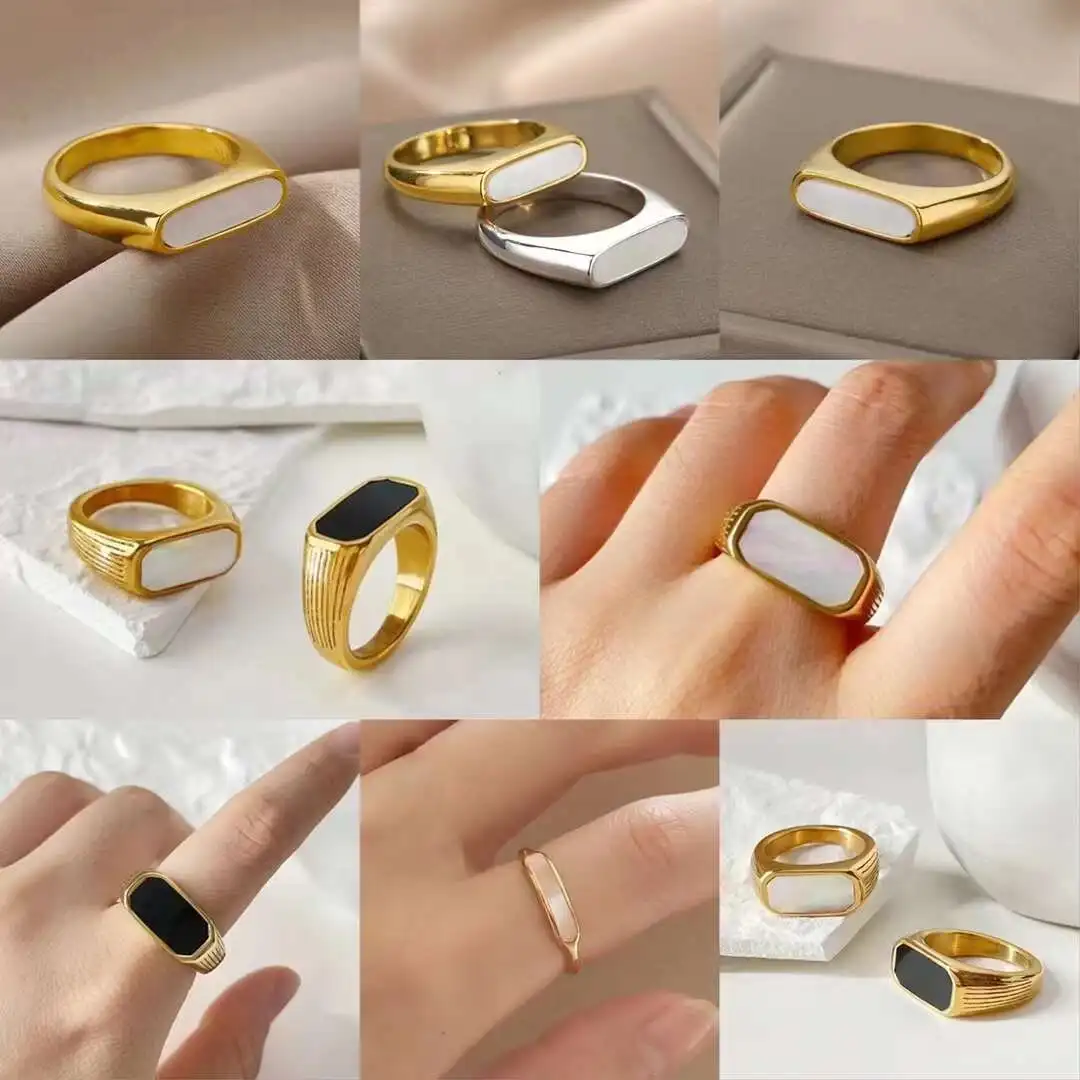 Vintage Punk Rings for Men Eagle Lion Cross Spirit Snake Ring Open ...