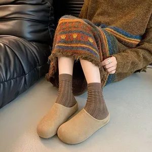 2026 Low-Heeled (3-5cm) Fashion Boots with Round Toe and Platform for Women; Casual Export Seller's Seller