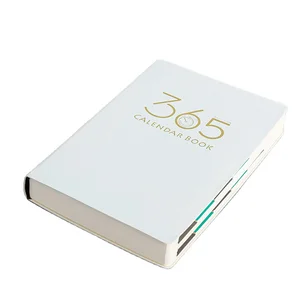 2026 Custom Printing A5 Calendar Book Journal Diary Notebook Hardcover Daily Weekly Monthly Planner Notebook