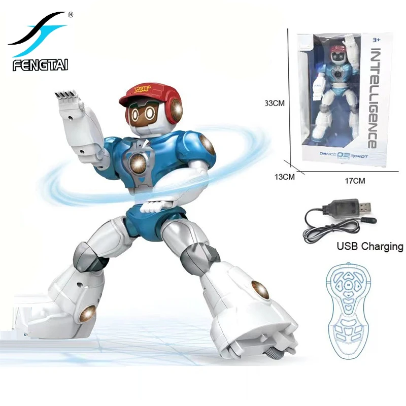 Dancing Hip Hop Remote Control Programmable Intelligent Smart Robots Rc Mini Cute Automaton for Kids Sound Movement Voice