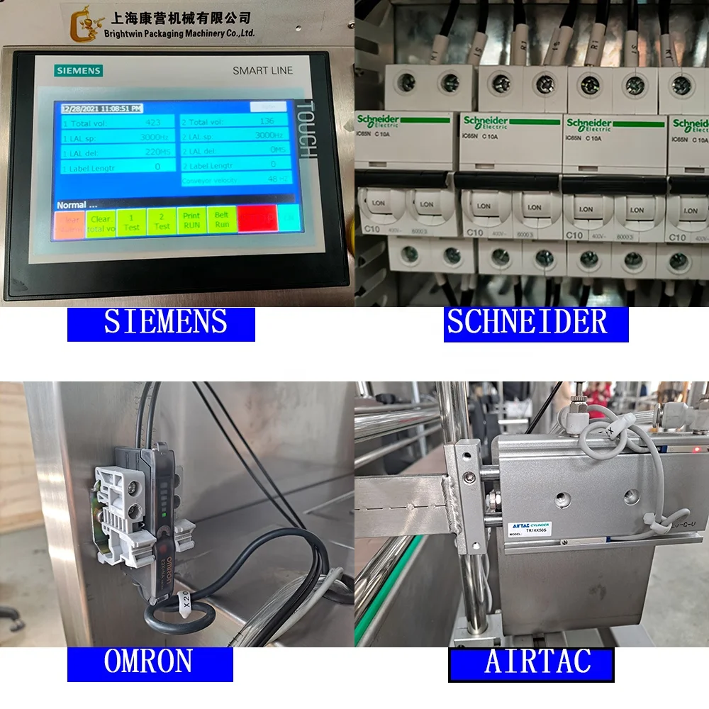 Automatic 50ml Bottling Line Mini Bottle Filling Machine Customized Plastic Blowing Machines 3 Piston Pump Filling Machine