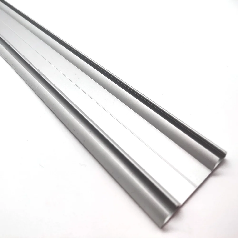 Anodized Finish Wardrobe Profile Aluminum Sliding Top Track Profile