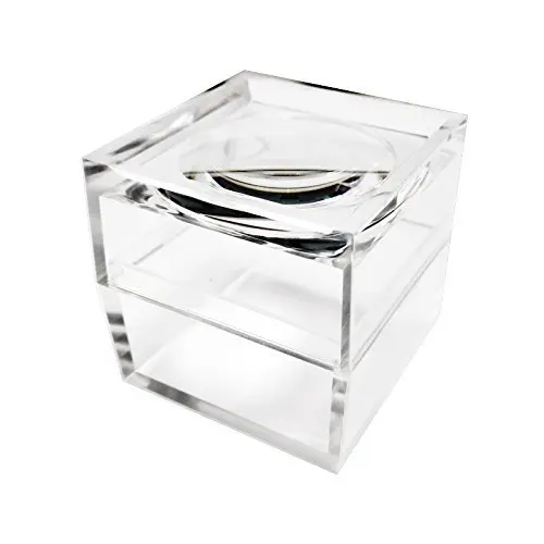 1 Inch Magnifying Box 4x Magnification Acrylic Cube
